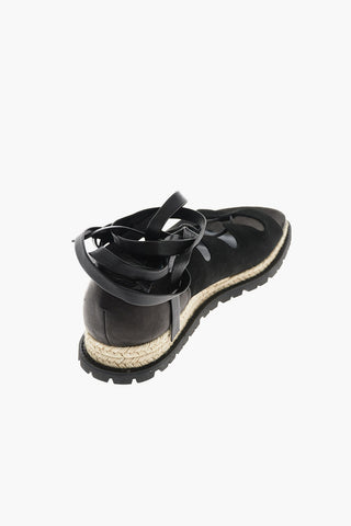 Leather Lace-up Sandal