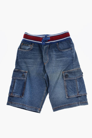 bermuda cargo in cotone stretch