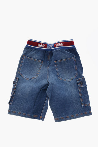bermuda cargo in cotone stretch