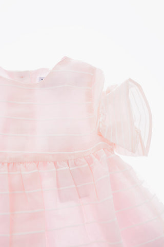 vestito a righe a manica corta