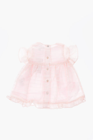 vestito a righe a manica corta