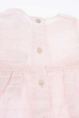 vestito a righe a manica corta