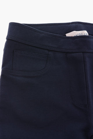 leggings in cotone stretch