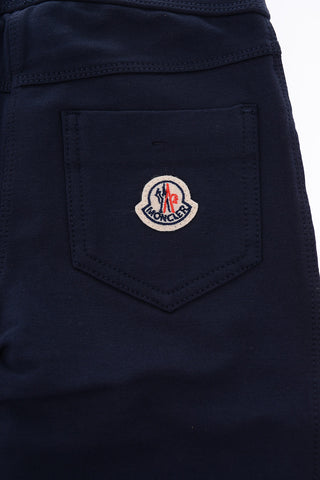 leggings in cotone stretch