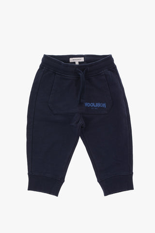 Drawstring waist sweat jogger pants