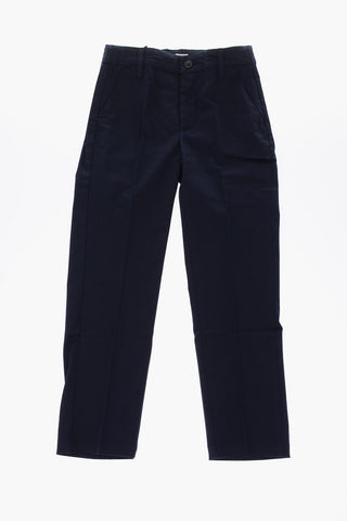 pantalone con passanti in cotone stretch