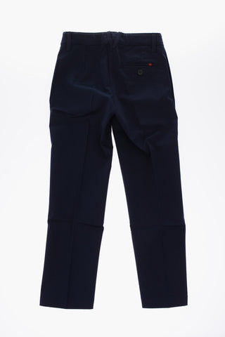 pantalone con passanti in cotone stretch