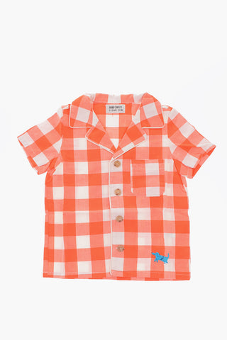 gingham check pyjama set