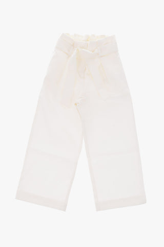 pantalone a una pince con cintura