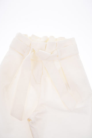 pantalone a una pince con cintura