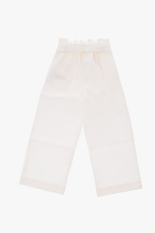 pantalone a una pince con cintura