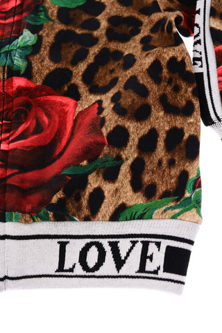 floral-print DGLEO sweatshirt and jogger pants set