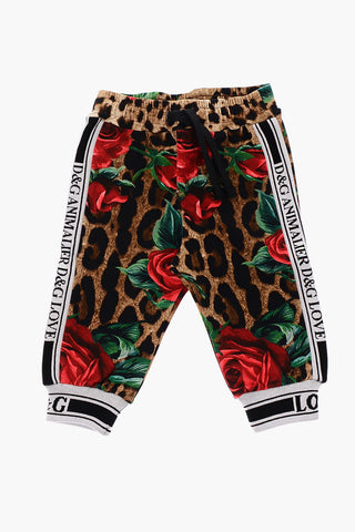 floral-print DGLEO sweatshirt and jogger pants set