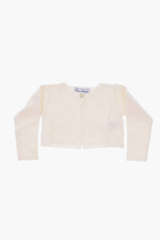 cardigan in cotone e cashmere