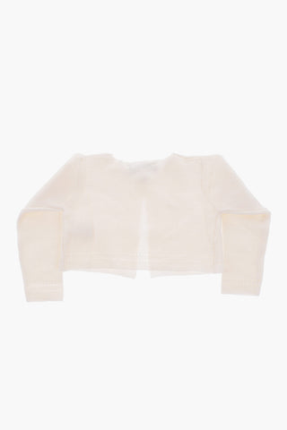 cardigan in cotone e cashmere
