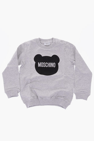 Printed crew-neck sweatshirt