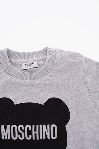 Printed crew-neck sweatshirt