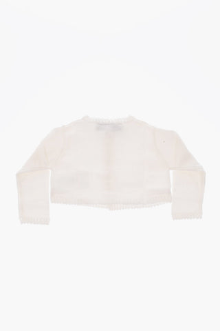 crew-neck cardigan