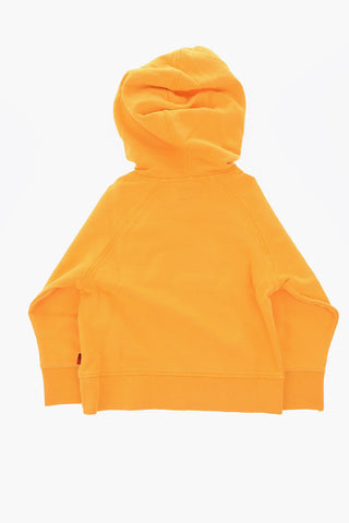 hooded sweatshirt with maxi patch pocket