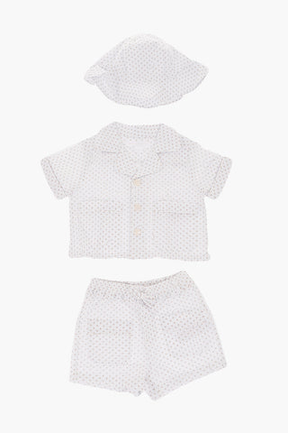 Printed shirt hat and shorts PAUL set