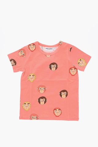 Monkeys printed crew-neck t-shirt