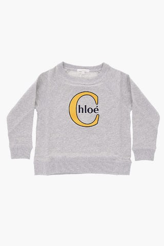 Embroidered crew-neck sweatshirt
