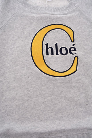 Embroidered crew-neck sweatshirt