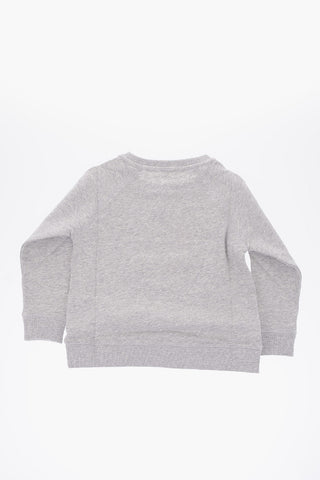 Embroidered crew-neck sweatshirt