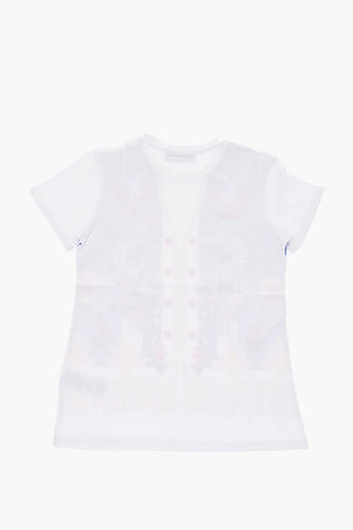 t-shirt girocollo stampata