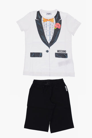 printed t-shirt and shorts set