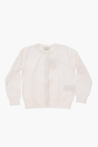 crew-neck cardigan