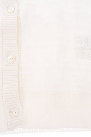 crew-neck cardigan
