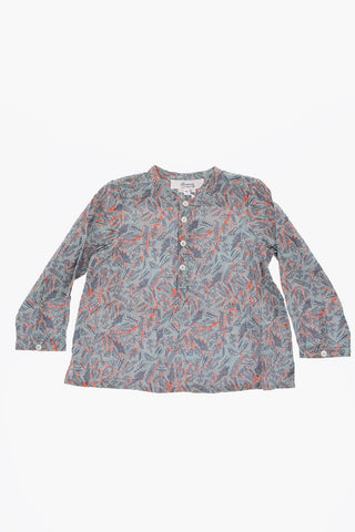 printed long sleeve shirt