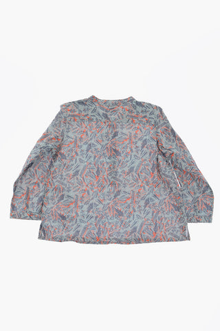 printed long sleeve shirt