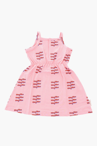 printed sleeveless dress
