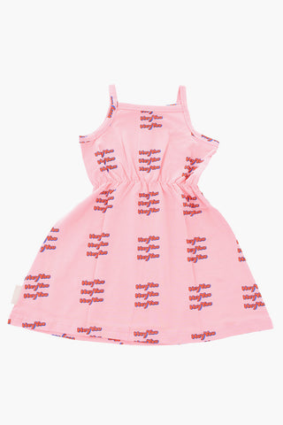 printed sleeveless dress