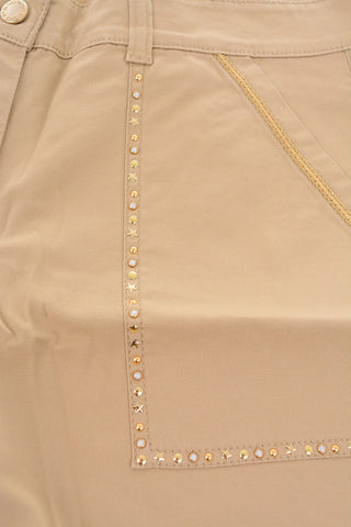 stretch cotton shorts