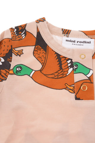 ducks printed henley t-shirt