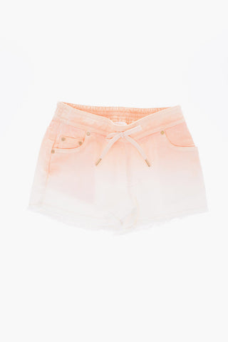 denim stretch shorts