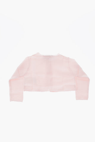 crew-neck cardigan