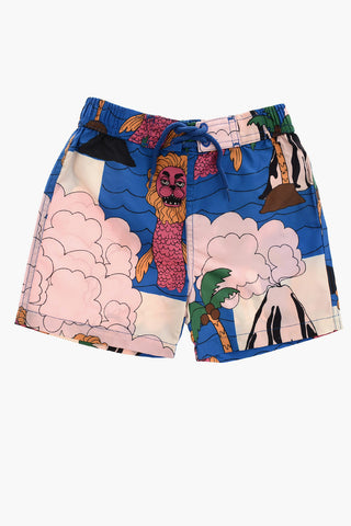 Printed Seamonster SwimShorts