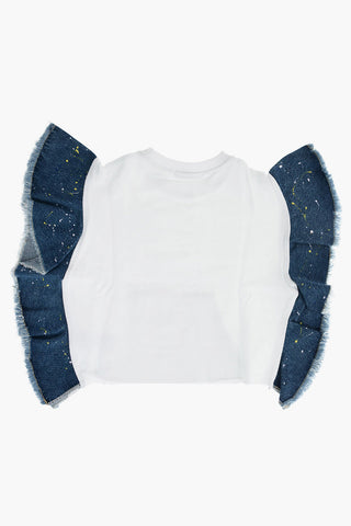 demin details t-shirt