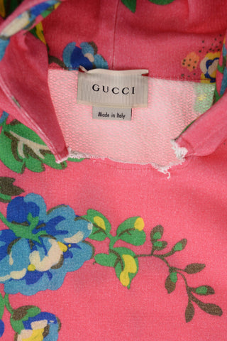 printed floral sweatshirt