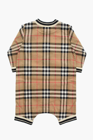Checked MICHAEL romper suit
