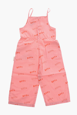 Printed BRACES romper suit