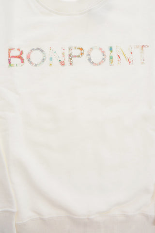 Embroidered Crew- Neck Sweatshirt