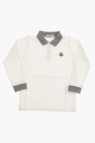 Polo 2 Bottoni Manica Lunga