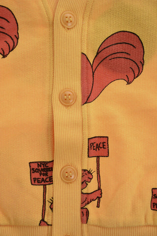 Cardigan Ricamo Scoiattolo