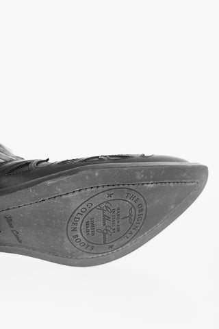 Vintage effect leather SANTIAGO Western boots