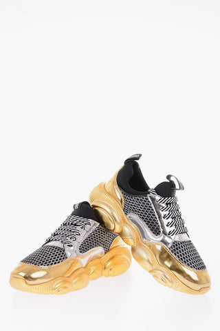 COUTURE! Sneakers Teddy in pelle e tessuto